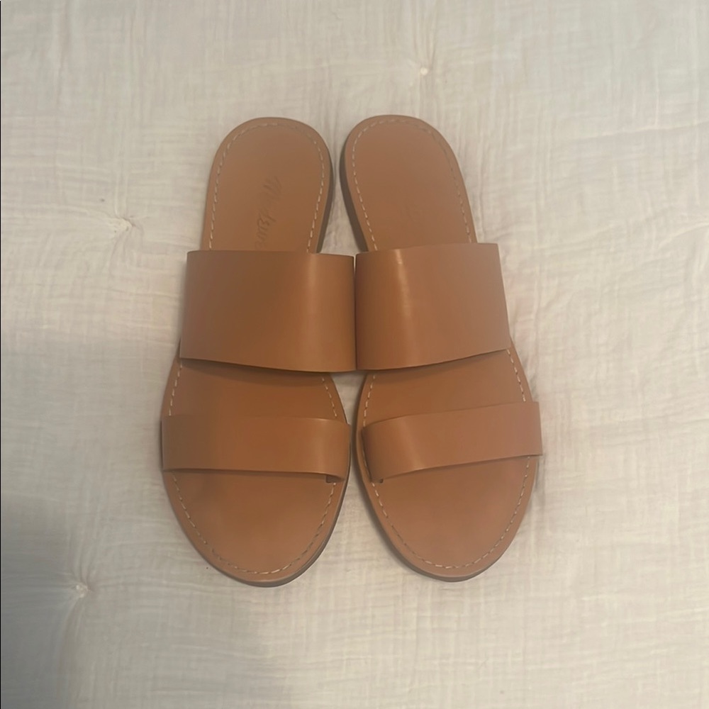 Madewell Tan Double-Strap Sandals